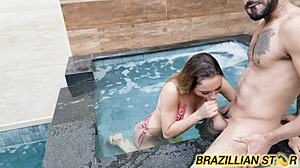 compilation of doggystyle scenes in hydromassage 2x1