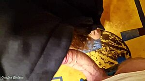 Hot stranger in hood gave me blowjob with monster cock