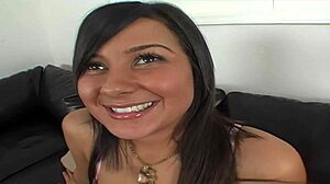 Samira's pussy stretched wide in intense POV action