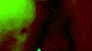 Asshole stretching in shower with big cock