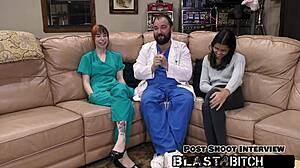 ditria rose casually gets creampied by the doctor in pov