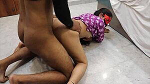 Damn, shy Indian girlfriend loses virginity in my bed!