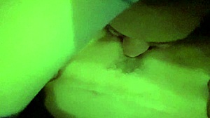 Pretty Woman In Fishnets Performs Striptease