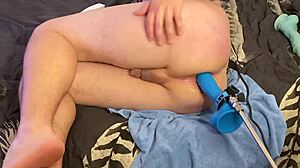 teen rides fuck machine hard