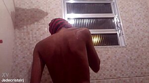 young girl in the bath with shaved pussy