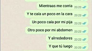 my latina girlfriend tries the cum and loves it on web chat.