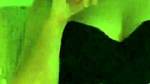 Milf smokes while spanking big ass and masturbating