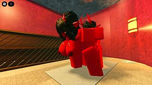 Demon Girl SEDUCES with HOT OILED Body in SAUNA on Roblox