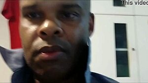 black amateur voyeur catches me jerking off in the dormitory, what a horny moment