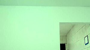 Brunette teen exhibits her big ass and touches herself on camera.