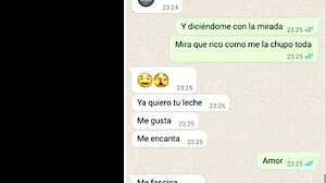 my latina girlfriend tries the cum and loves it on web chat.