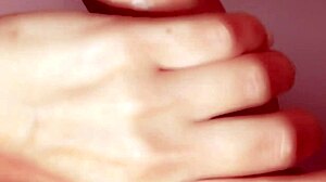 watch this close-up blowjob end with cum in her mouth