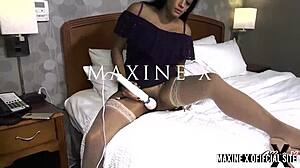 Maxine X, you gag so much sucking Lord Dorm Black's big dicks.