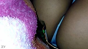 i'm filming my sister-in-law's sexy ass while she bends over in the kitchen, her curves so tempting