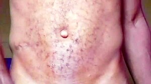 lonely african man dances naked, then gropes his monster cock and ass