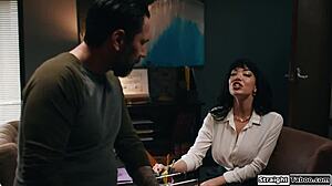 Teacher MILFS LICKS and FINGERS to get STEPSON off waiting list