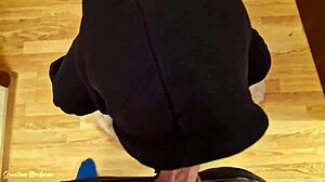 Hot stranger in hood gave me blowjob with monster cock