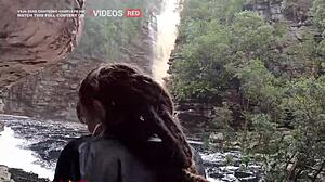 Outdoor Sex in Bahia Waterfall