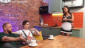 Monika Fox Punished with Anal DP and Facial