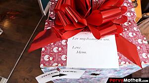 pervy mother in a box on christmas