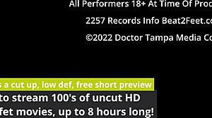 Giggles feet get sandy at beach!