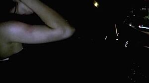 Amateur Teen 18+ Engages in Hardcore Fucking and Blowjob in Public Car