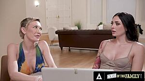 Charlotte Sins And Adira Allure Dive Into Muff In Hot Anal Threesome!