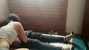 Wow, Young Colombian Teen Rips Clothes For Huge Tit Handjob And Blowjob Cumshot!