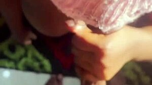 Pregnant slut gets messy anal during her surprise visit