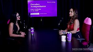 Compilados da belinha baracho no swing cast com tifany rocha - parte 2 watch on sheer red 😍