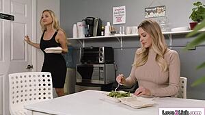 My Busty Colleague Wants To Finger And Lick Me During Lunch