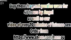 check out angel's striptease where she shows her huge tits!