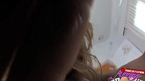 nasty amy brooke gets ass pissed on 😱