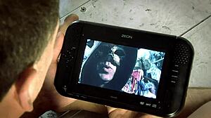 Jennifer dark rubbing maya gates pussy while she takes anal?