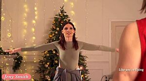 Jeny Smith色情拉伸恶作剧