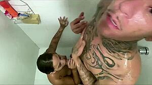 ana miller and friend flashing big tits in bath