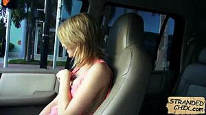 Hey, this blonde teen Dakota Skye fucks for a ride outdoors!