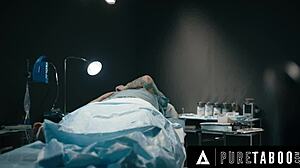 Pure Taboo: Demon Ashley Lane in Horror 3-Way with Nurse