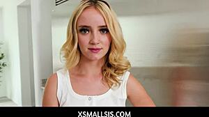 xsmall 18+sis beautiful blonde babe maria kazi creampied by horny stud