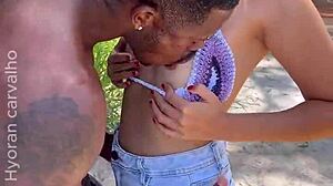 Public Roadside Action with Lover While Husband Watches