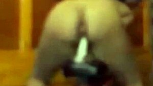 My wife enjoys anal balls and dildo