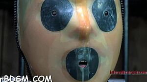 Punishing Brunette Playgirl With Toys BDSM Blowjob Slave