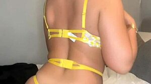 Horny British exchange student MASTURBATES to ORGASM on webcam