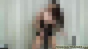 Femdom Uses Dildo To Fuck Whore Mouth In Pov