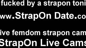 Femdom Uses Dildo To Fuck Whore Mouth In Pov