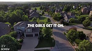 Erika and dolce lick pussies with toys in lesbian fun