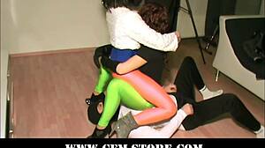 Combined fetish media trailer with face sitting and domination