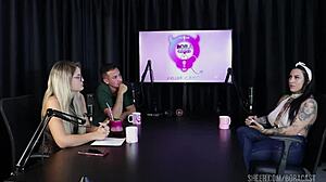 Compilados da Lexi Mallet no Bora Cast com Bruna Carlos Watch on Sheer Red