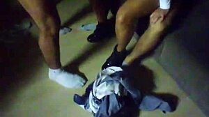 Old Husband Films Wife With Two Guys