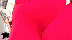 milf sheer gym tights try on melody radford gets fucked